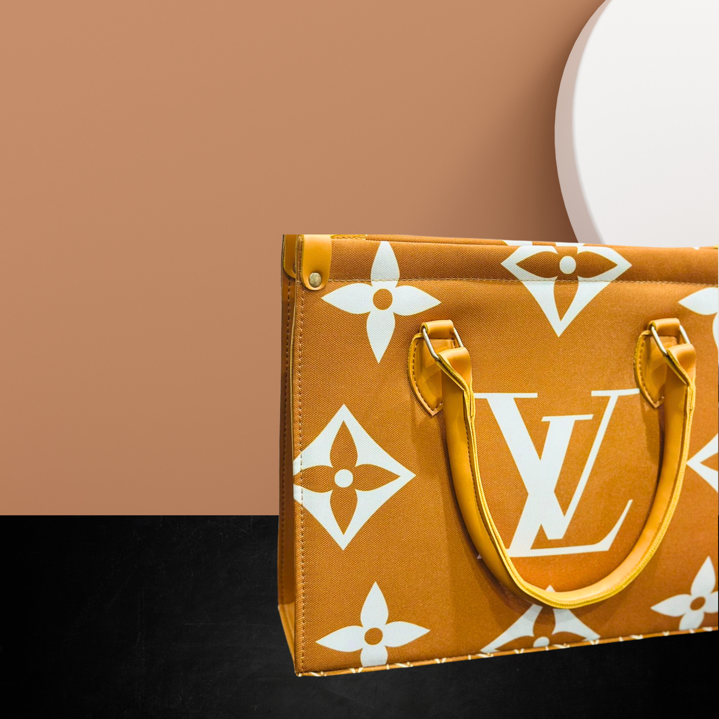 Glamourous Mustard Tote Bag