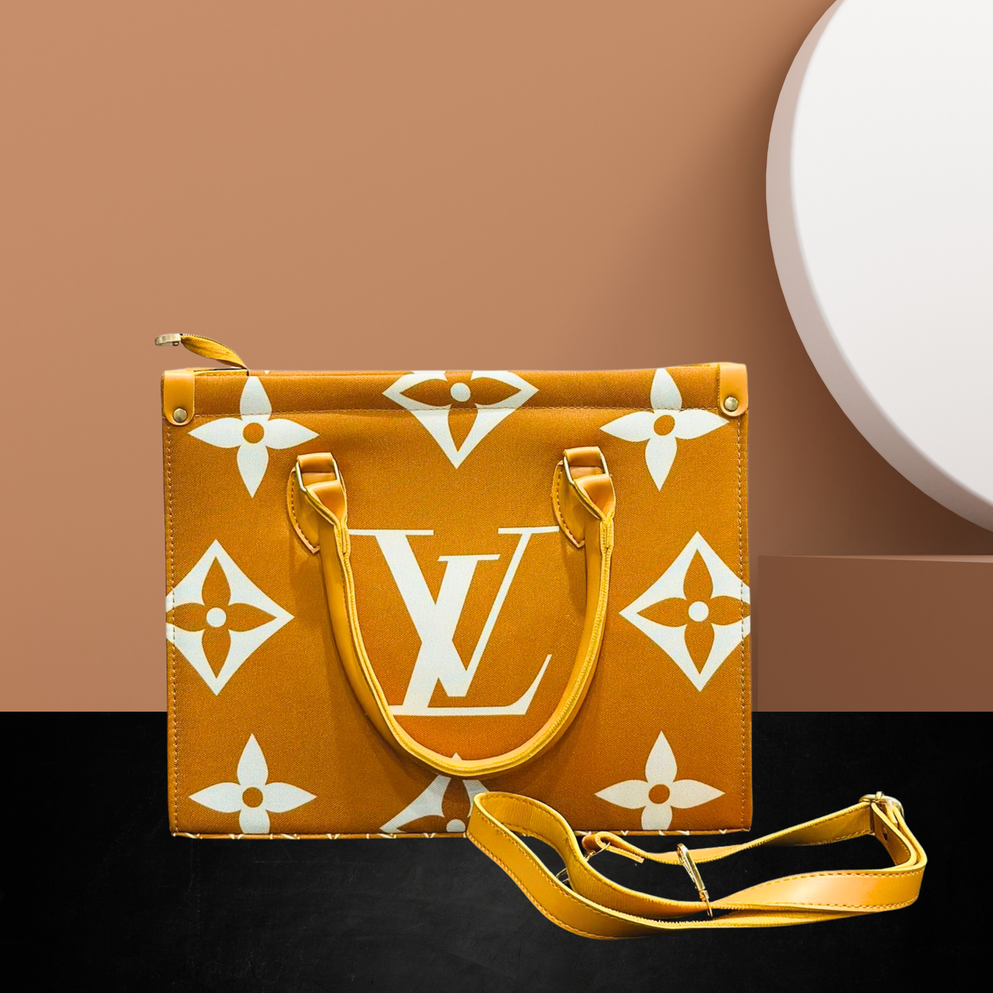 Glamourous Mustard Tote Bag