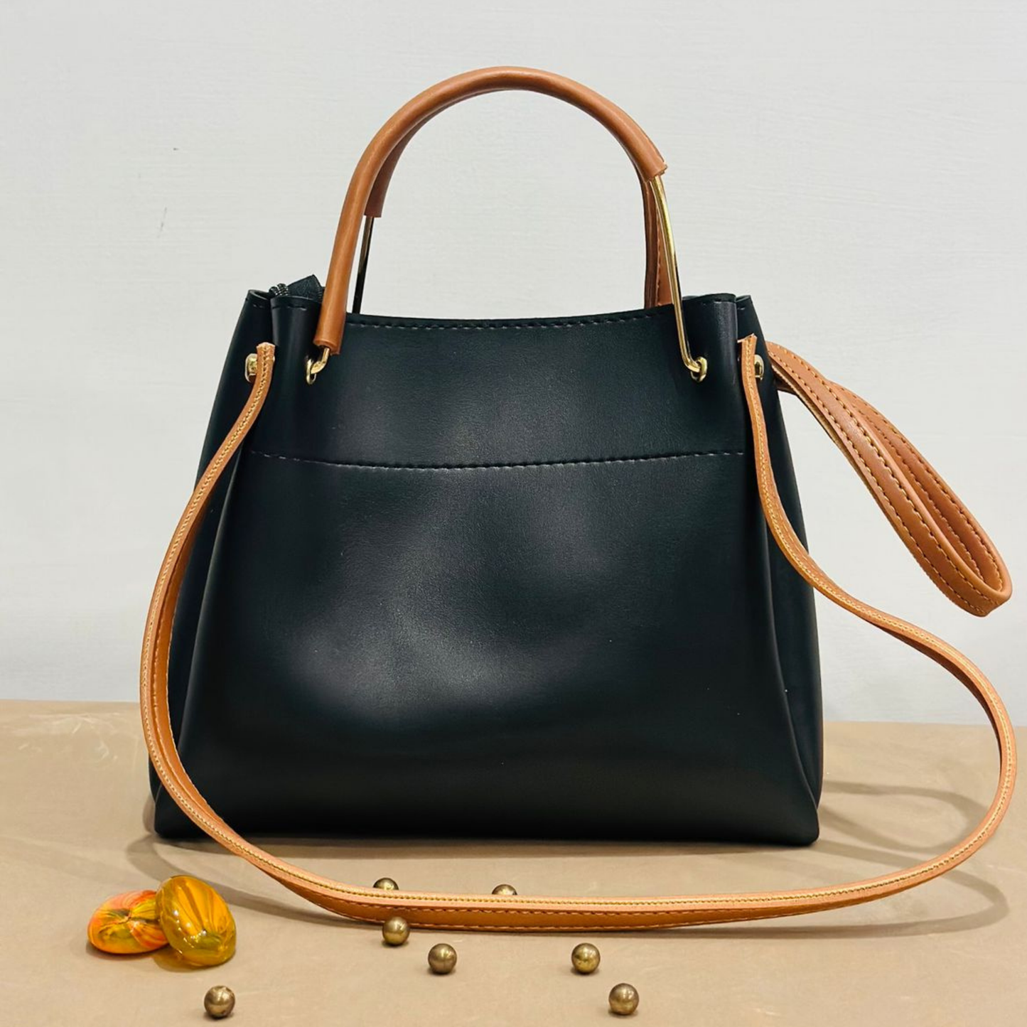 Stylish Black Shoulder Bag