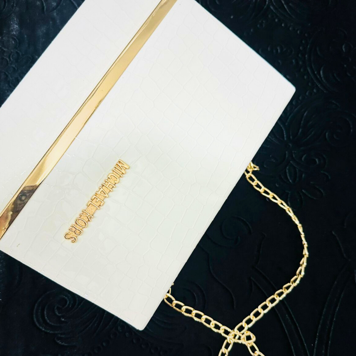 Classic White Shoulder Bag