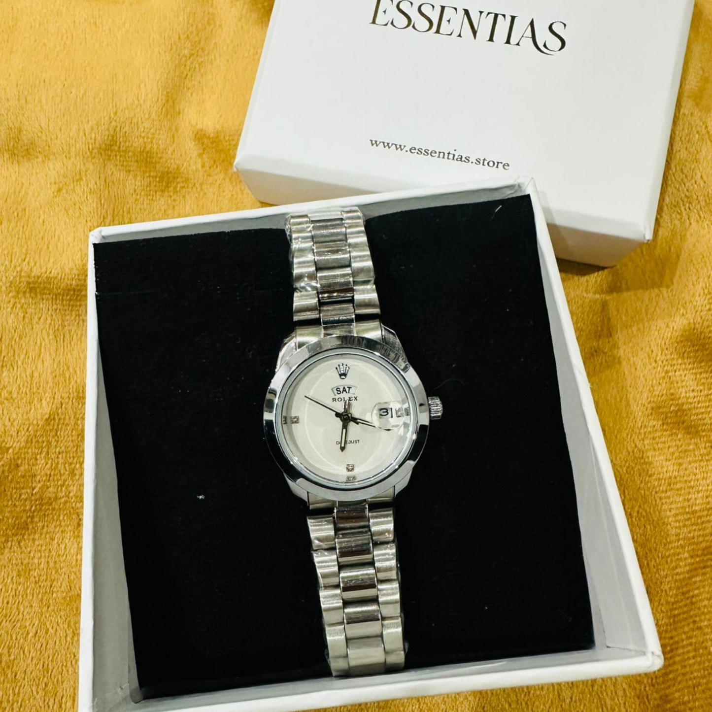 Classic Silver RLX Watch