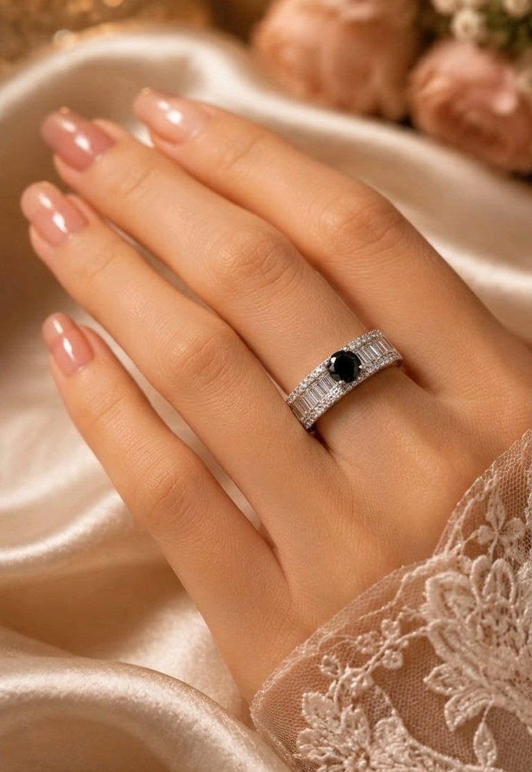 Sparkling Women’s Statement Ring