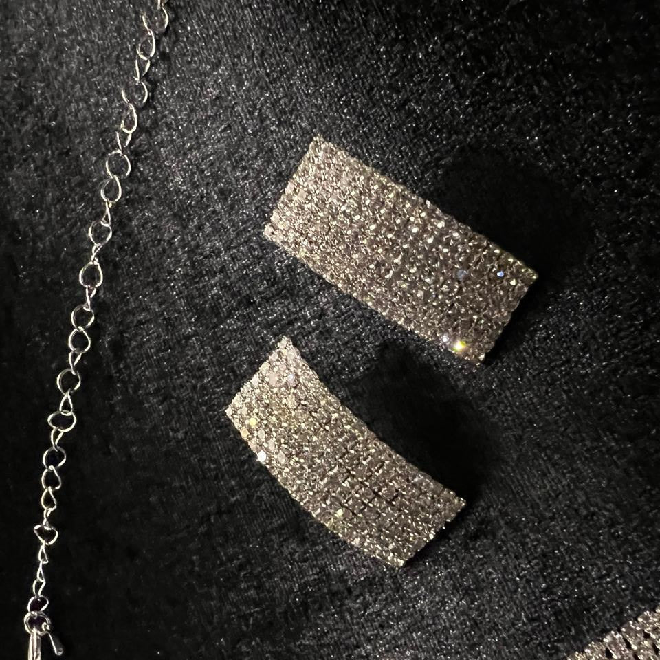 Premium Diamantes Necklace Set