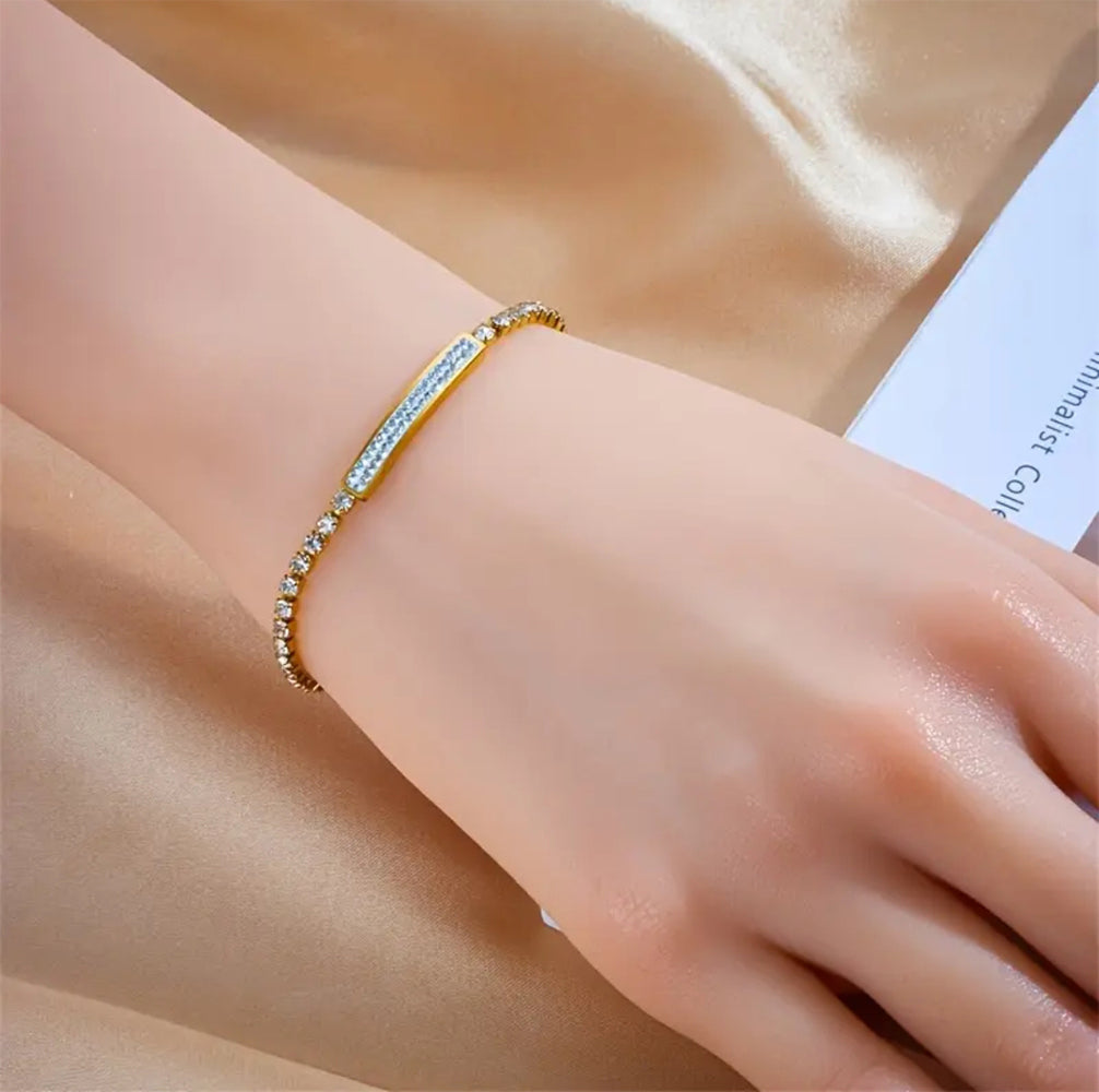 Sparkling Cubic Zirconia Bracelet