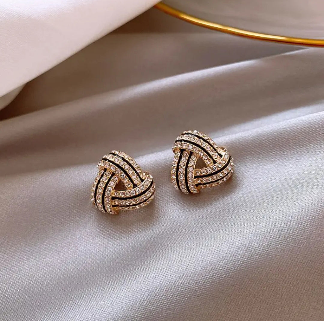 Stylish Triangle Stud Earrings