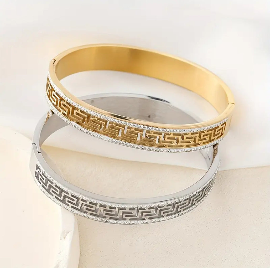 Premium Crystal Studded Bangle Bracelet