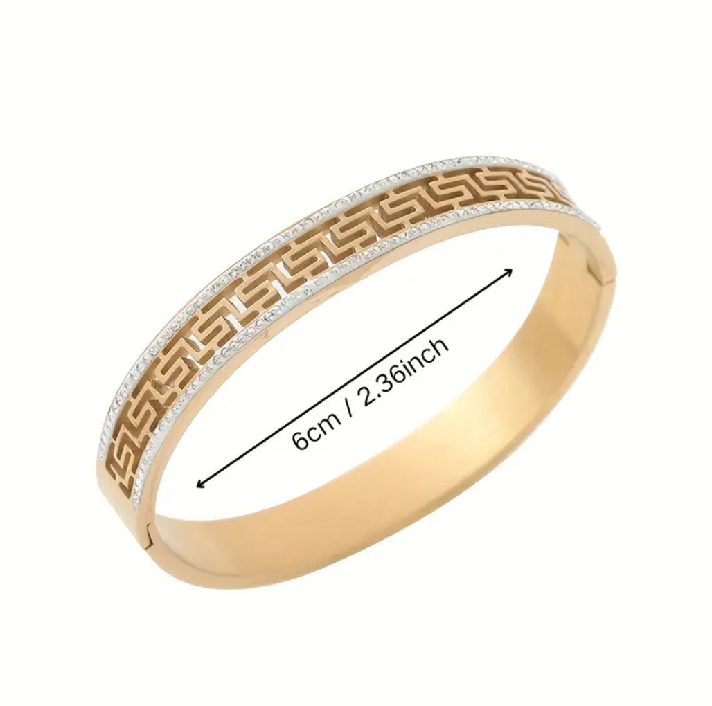 Premium Crystal Studded Bangle Bracelet