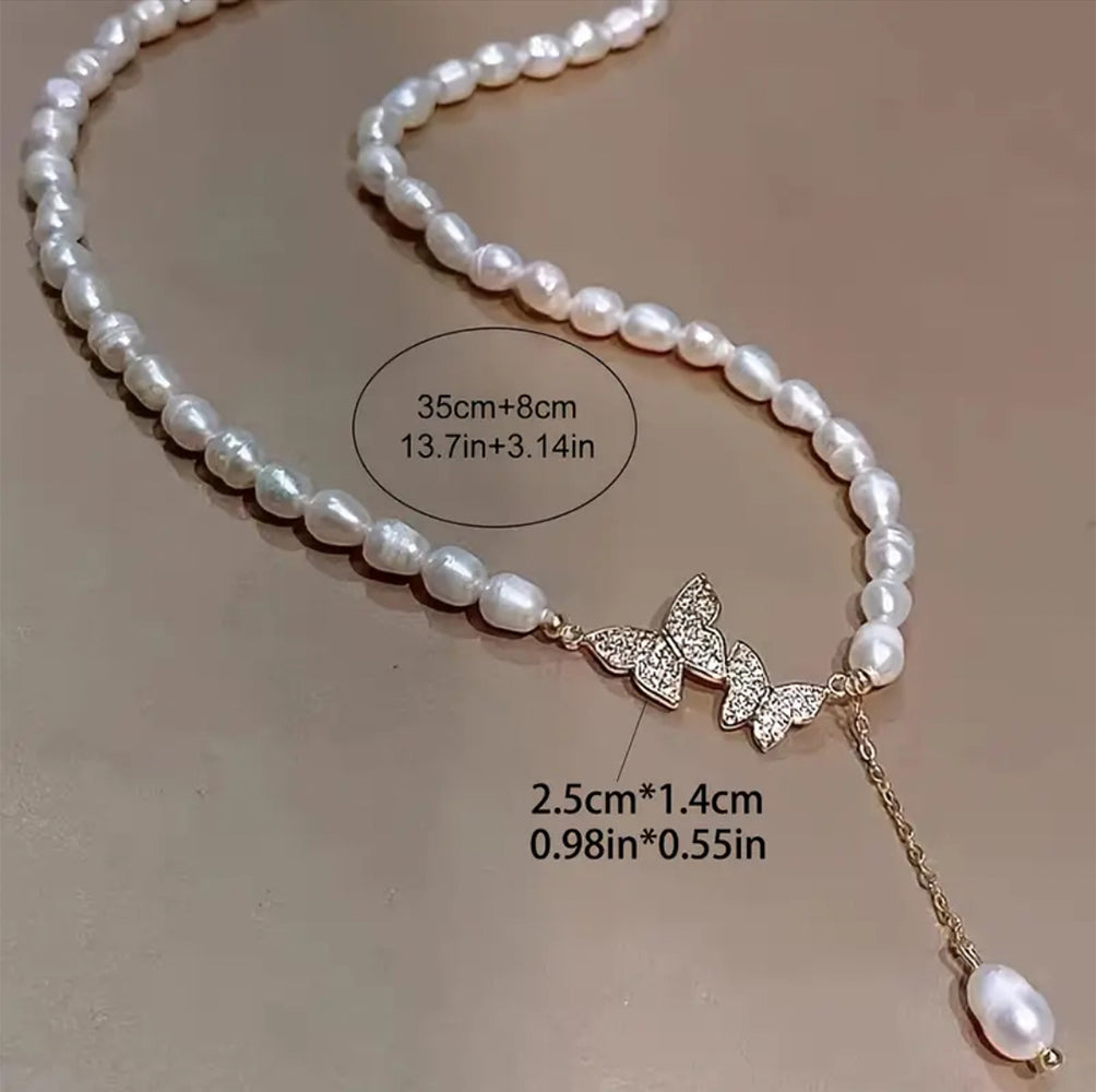Butterfly Pearl  Pendant – ESSENTIAS