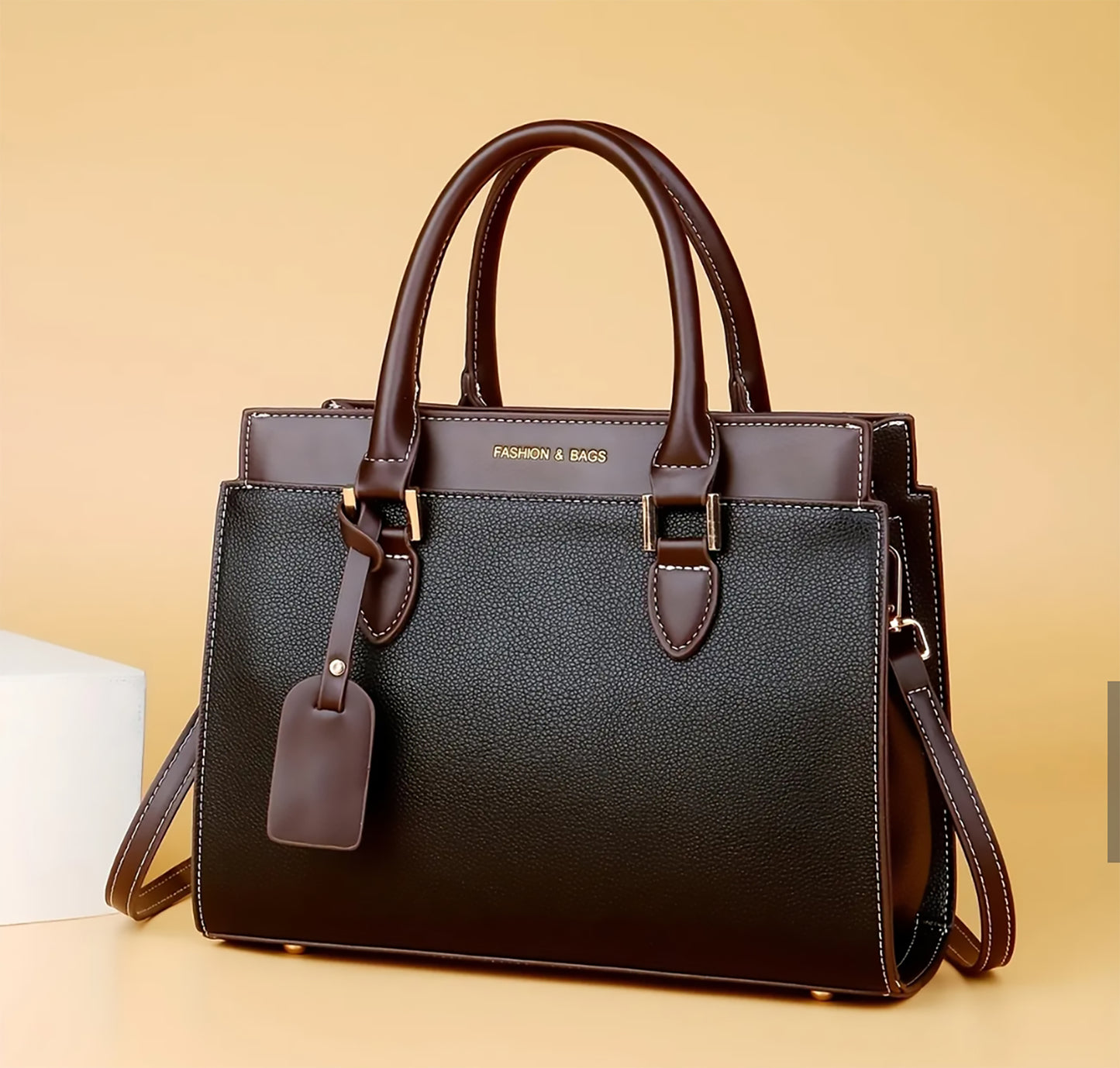 Elegant 3-Piece Bag Set – Handbag, Clutch & Wallet
