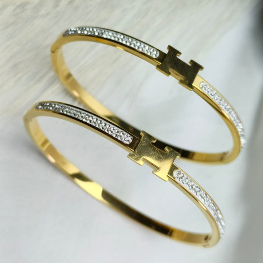 Elegant Crystal Studded Bracelet