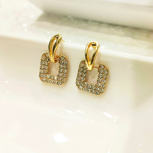 Elegant Zircon Studded  Earrings