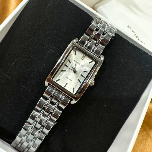 Jubilee Chain White Dial Watch – Sleek, Classic Style for Any Occasion