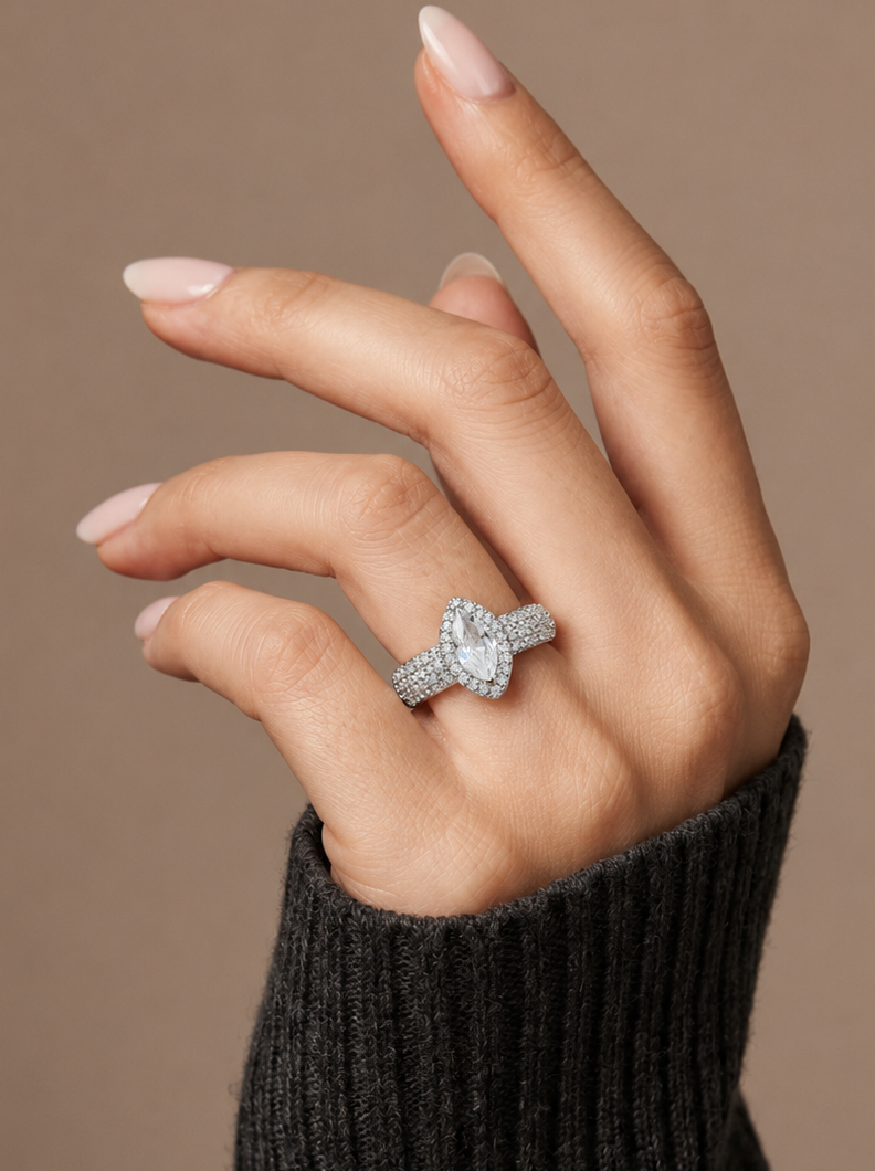 Premium Zircon Studded Ring