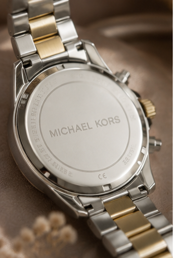 Premium Gold & Silver MK Watch for Women