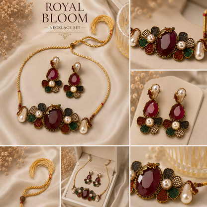 Colourful Stone Necklace Set