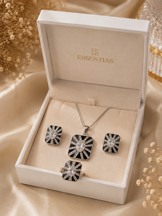 Premium Stone Studded Pendant Set