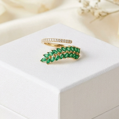 Stylish Leaf Design Ring