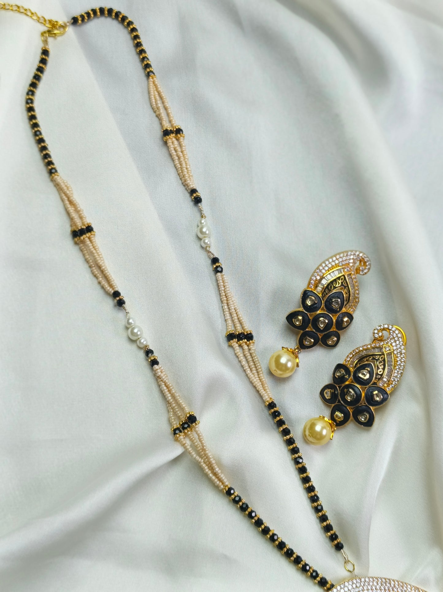 Premium South Indian Mala Pendant Set