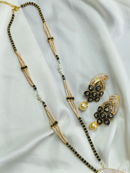 Premium South Indian Mala Pendant Set
