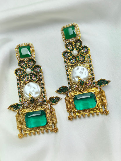 Premium Turkish Mother Pearl Earrings