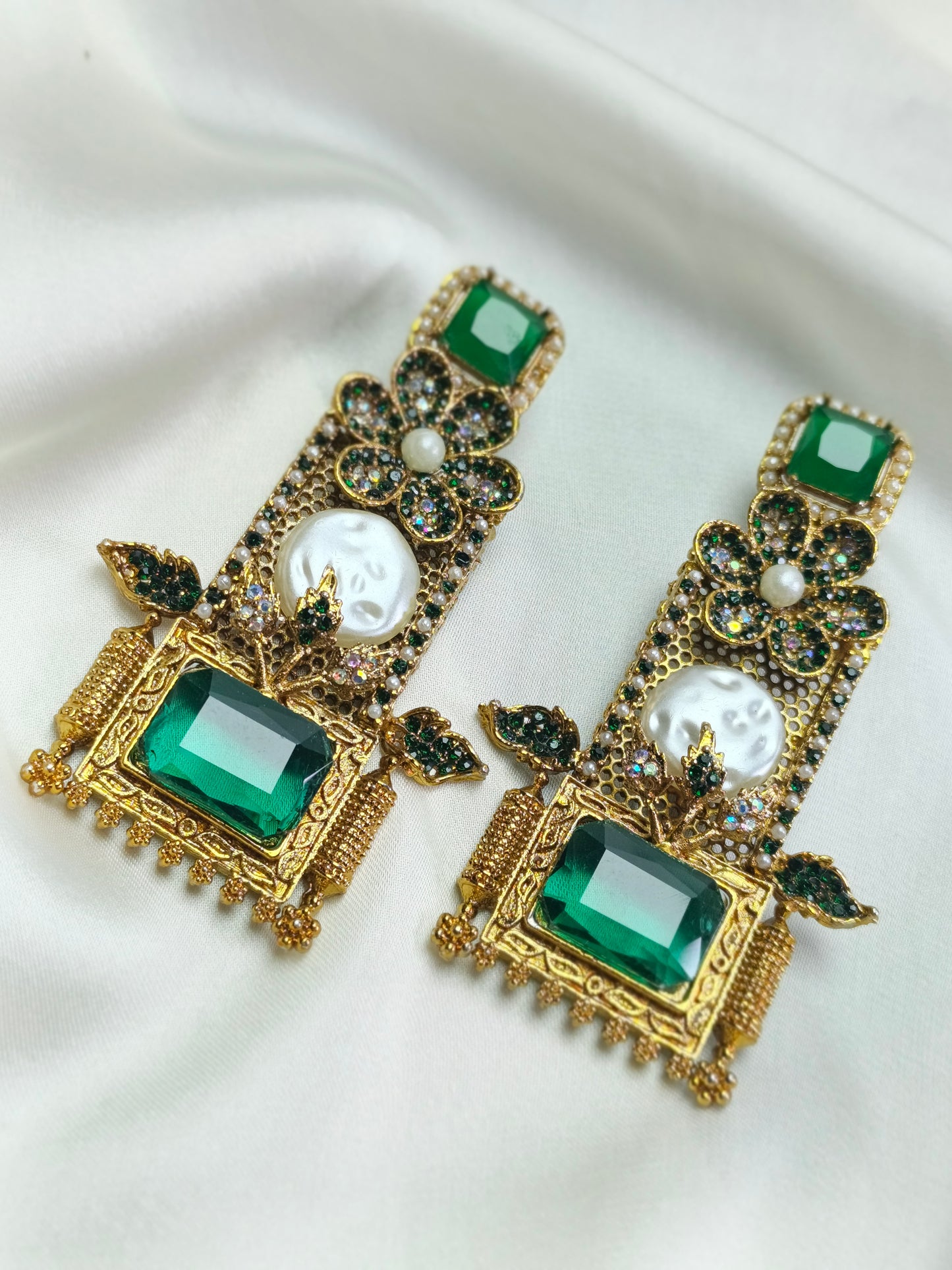 Premium Turkish Mother Pearl Earrings