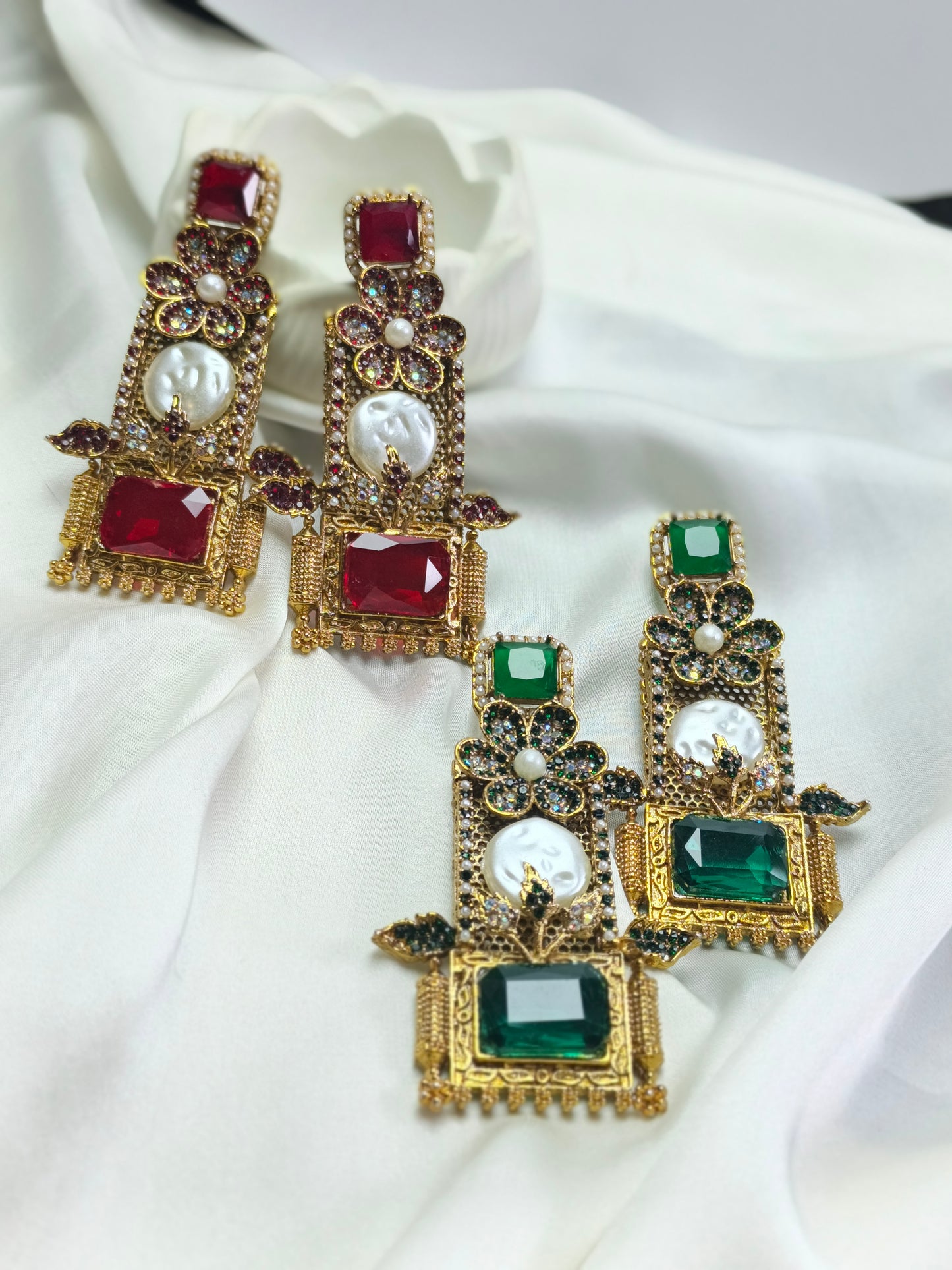Premium Turkish Mother Pearl Earrings