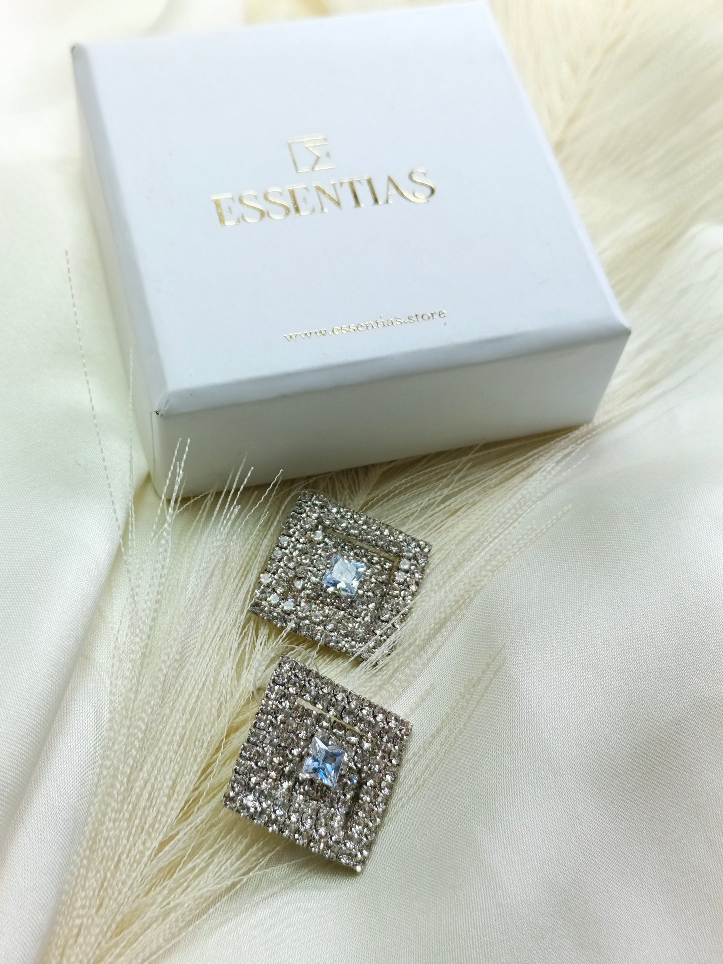 Shimmering Crystal Earrings