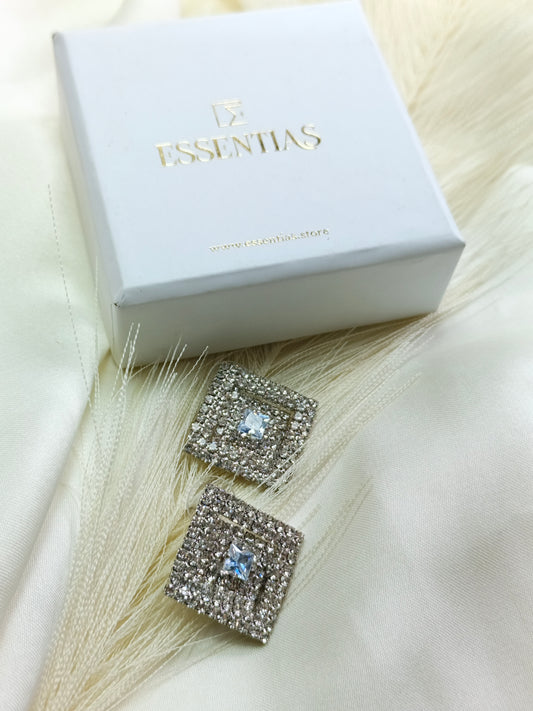 Shimmering Crystal Earrings