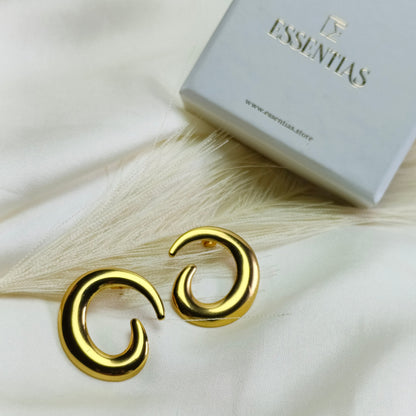 Stainless Steel Gold Earrings