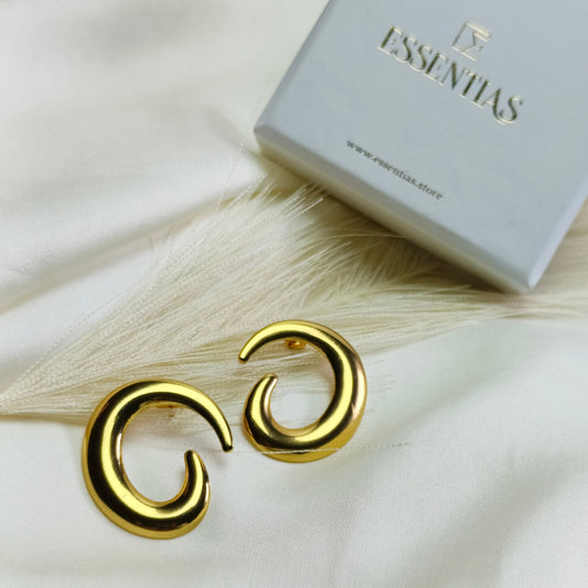 Stainless Steel Gold Earrings