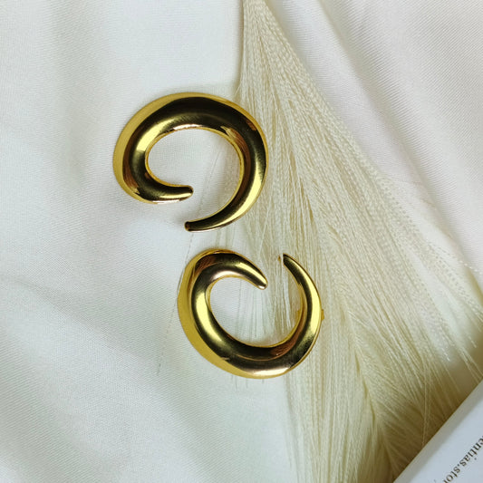 Stainless Steel Gold Earrings