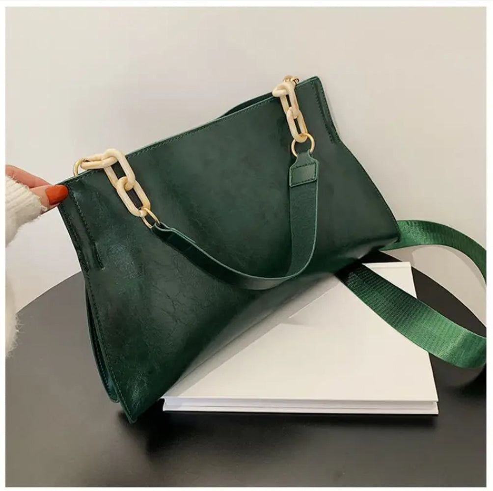 Green Crossbody  Bag – ESSENTIAS