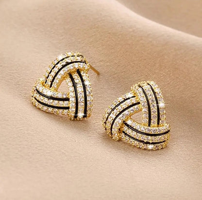 Stylish Triangle Stud Earrings