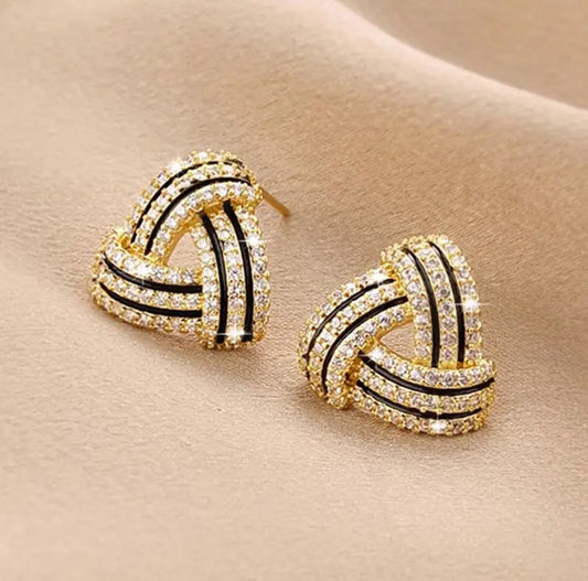 Stylish Triangle Stud Earrings
