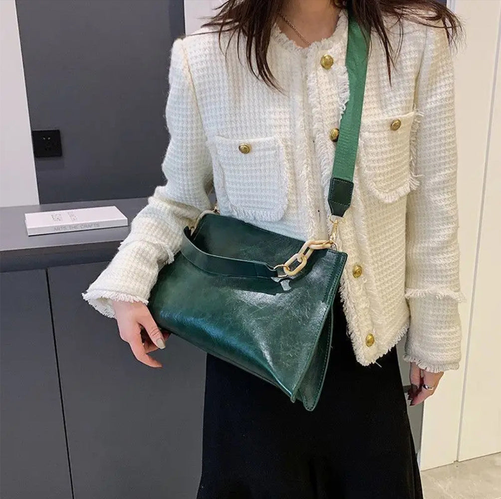Green Crossbody  Bag – ESSENTIAS