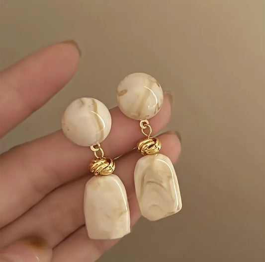 Unique Resin Drop Earrings