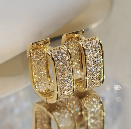 Sparkling Cubic Zirconia Earrings