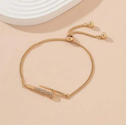 Trendy Golden Chain Bracelet