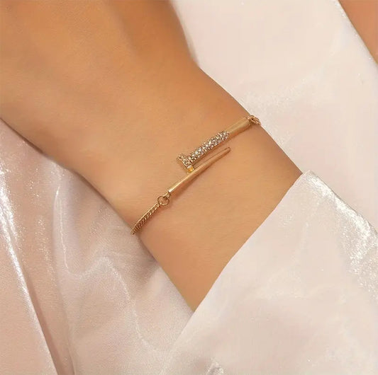 Trendy Golden Chain Bracelet