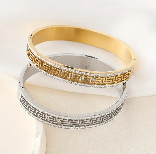 Premium Crystal Studded Bangle Bracelet