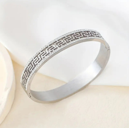 Premium Crystal Studded Bangle Bracelet