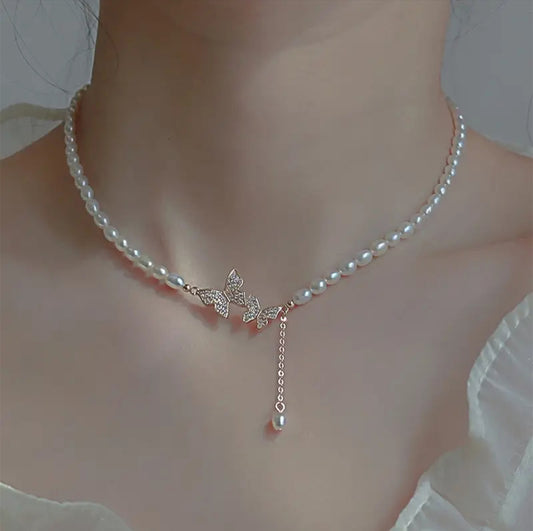 Butterfly Pearl  Pendant – ESSENTIAS