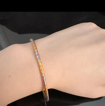Elegant Gold Silver Bracelet
