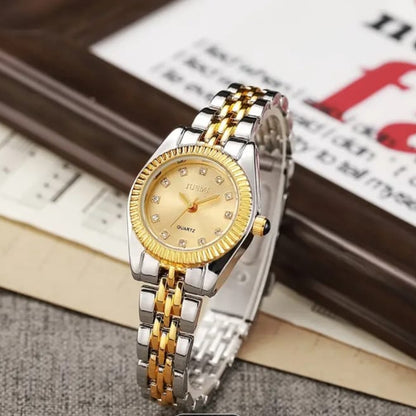 Royal Golden Silver Braided Watch