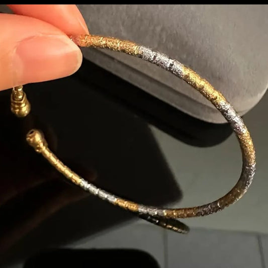 Elegant Gold Silver Bracelet
