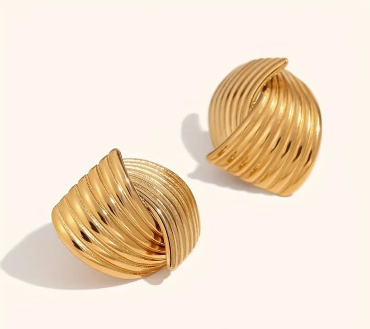 Stylish Golden Earrings