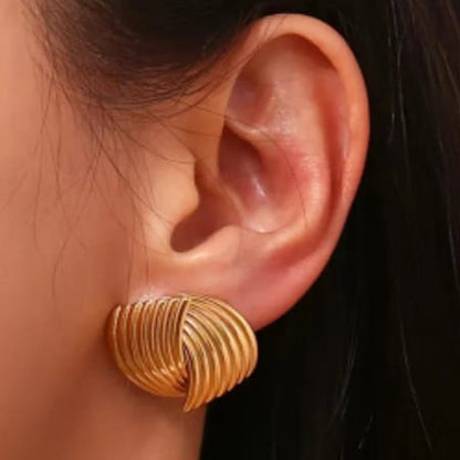 Stylish Golden Earrings
