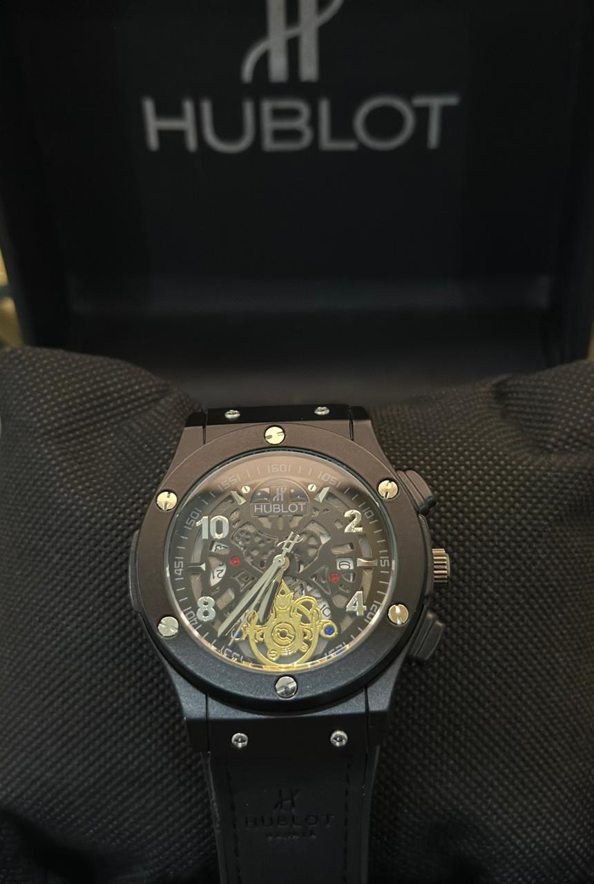 HB Geneve-Skeleton Dial Men