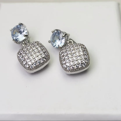 Elegant Zirconium Earrings