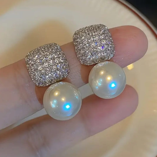 Square Stud Earrings